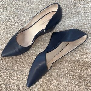 Kenneth Cole Black Leather Flats